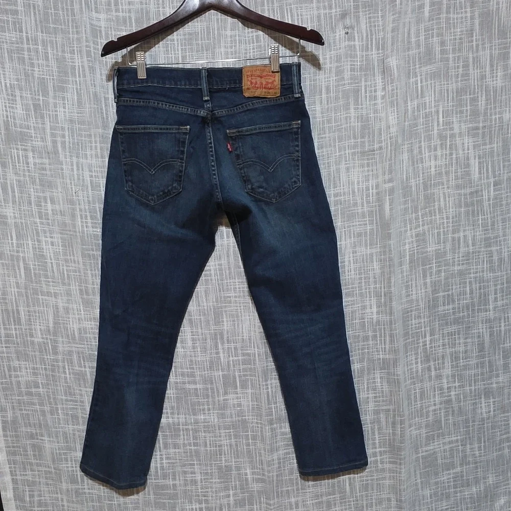 Levi's Slim Fit Tapered Blue Denim 5-Pocket Men's Jeans Regular Size 31